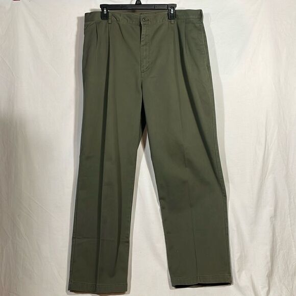 Lands' End Other - Lands End army green pleated trousers
